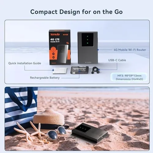 ROUTER 4G LTE TENDA 4G180 WIFI 6