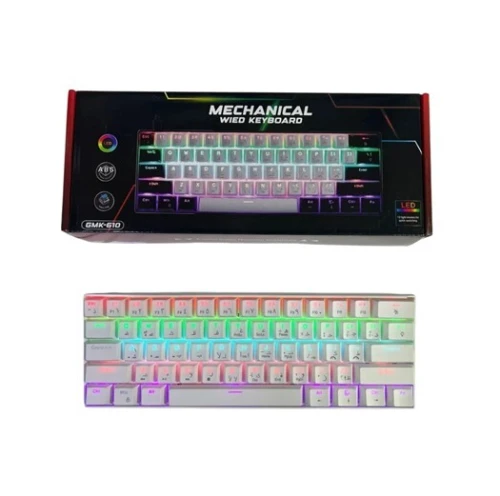 CLAVIER MECANIQUE GMK-610 BLEU SWITCH WHITE