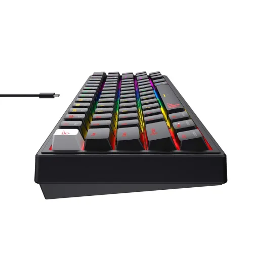 CLAVIER HAVIT GAMENOTE KB874L MECANIQUE 75% RED SWITCH RGB