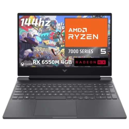 HP VICTUS 15-FB2063DX GAMING RYZEN 5 7535HD RAM 8GO SSD 512GO RX 6650M 4G 15.6"