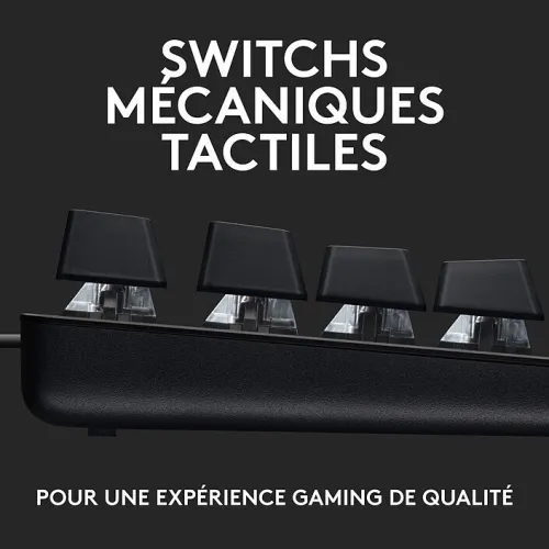 CLAVIER LOGITECH G413 TKL SE SWITCH MECANIQUE TACTILE