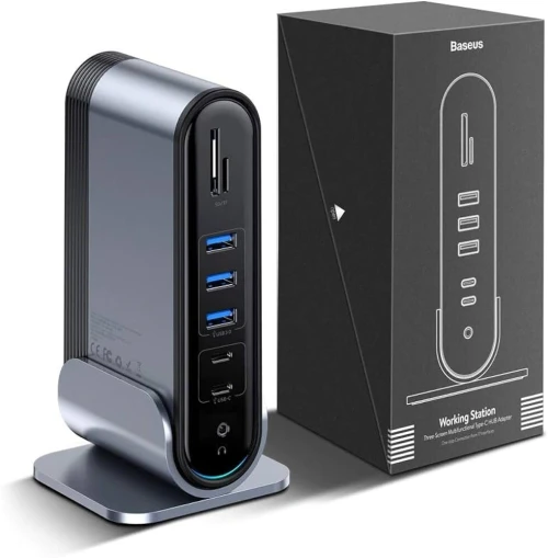 BASEUS 17 in 1 3 MONITORS DOCKING STATION