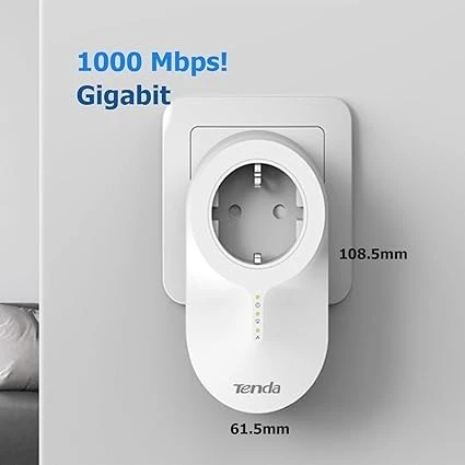 KIT CPL TENDA GIGABIT POWERLINE AV1000 PH6