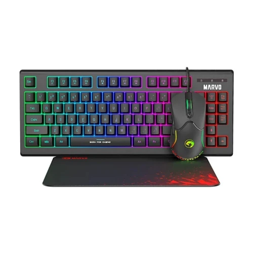MARVO CM310 COMBO CLAVIER SOURIS TAPIS 3in1 NOIR