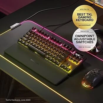 CLAVIER STEELSERIES APEX PRO TKL 2023 MECANIQUE GAMING RGB