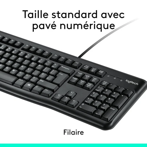 CLAVIER SOURIS USB LOGITECH MK120