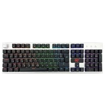 CLAVIER HAVIT GAMENOTE KB12L PRO RGB BLEU SWITCH