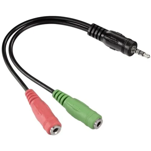 ADAPTATEUR AUDIO JACK VERS 2 JACK FEM