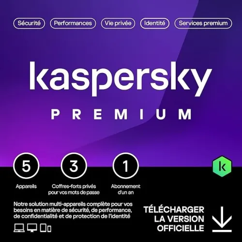 ANTIVIRUS KASPERSKY PREMIUM 5 APPAREIL