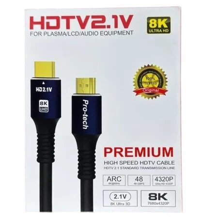 CABLE HDMI PROTECH V2.1 4K 8K 120HZ 3M