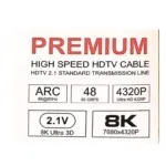 CABLE HDMI HDMI PRO-TECH V2.1 8K 4K 120HZ 5M