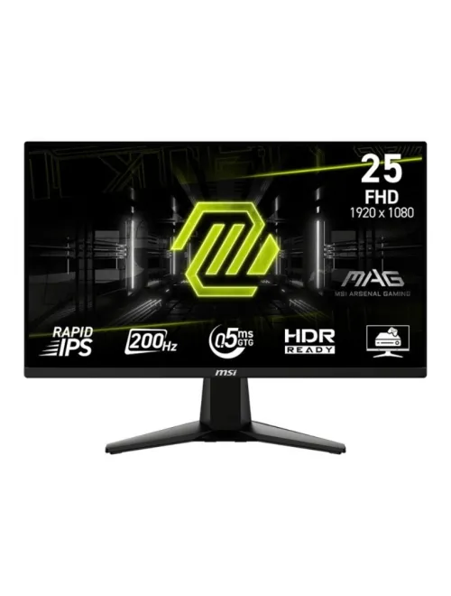 ECRAN MSI MAG 255F E20 FULL HD - 0.5MS - 200HZ - IPS - 25"
