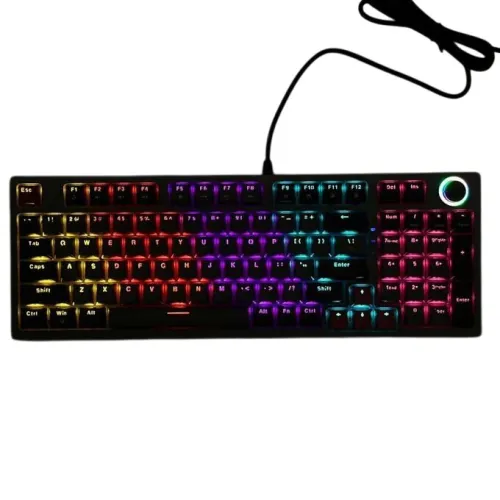 COMBO CLAVIER SOURIS GAMING JEDEL CKL114 MECANIQUE BLEU SWITCH