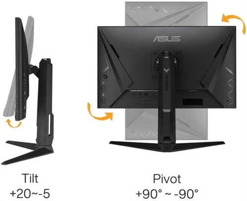 ECRAN ASUS TUF GAMING VG27AQL3A 27"- 1MS - 180HZ - FAST IPS - QHD - AJUSTABLE