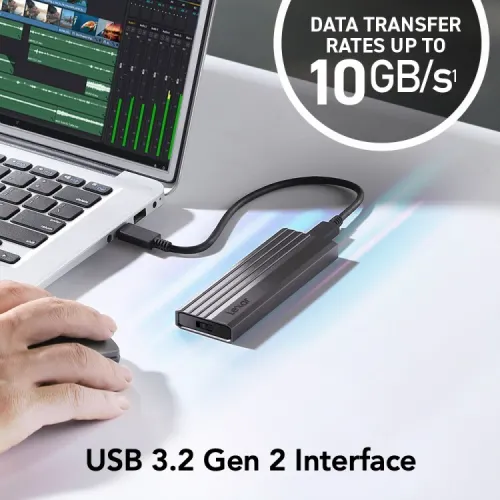 RACK SSD M.2 NVME LEXAR E300 USB 3.2 GEN2