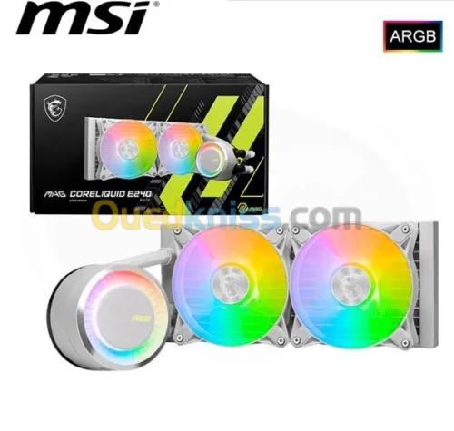 WATERCOOLING MSI CORELIQUID E240 ARGB WHITE