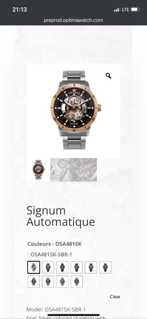 OPTIMA SWISS MADE AUTOMATIC