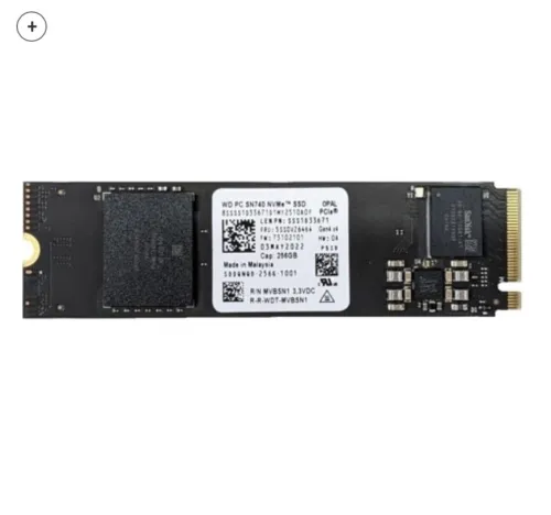 WD NVME SSD 512GB