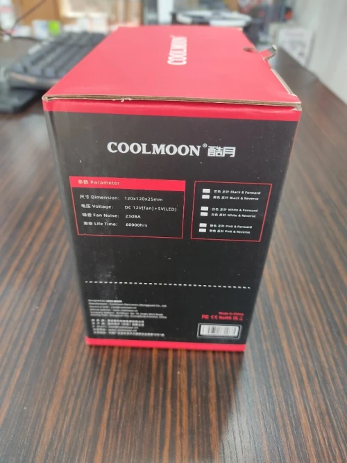 Ventilo coolmoon ARGB avec contrôleur