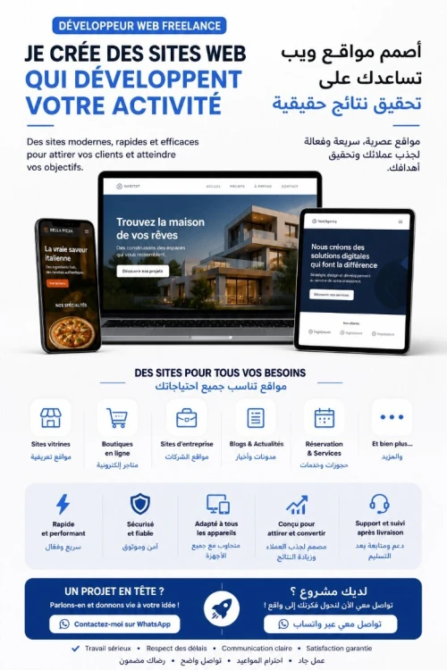موقع ويب يجلب لك عملاء | Site web qui vous ramène des clients