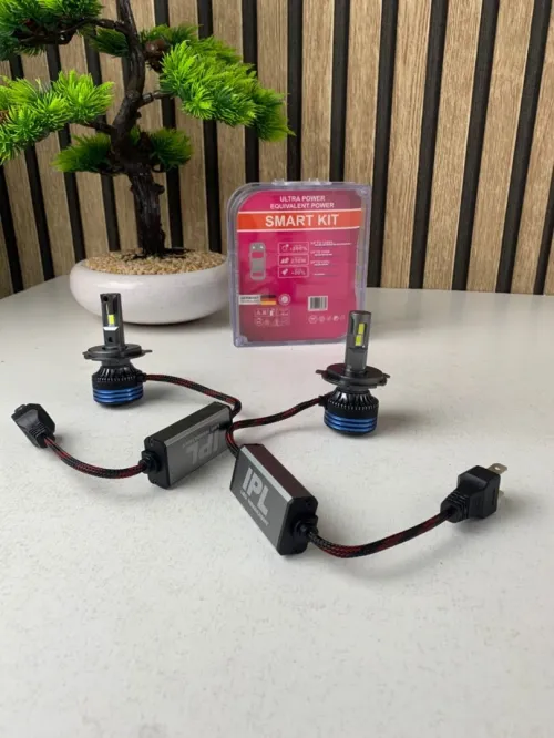 Kit Lampe de phare LED H4 مصابيح إضاءة أمامية للسيارات
