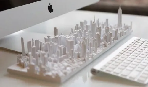 maquettes architecturales imprimées en 3D