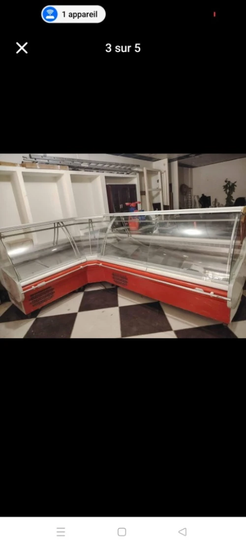Présentoir de boucherie simaf