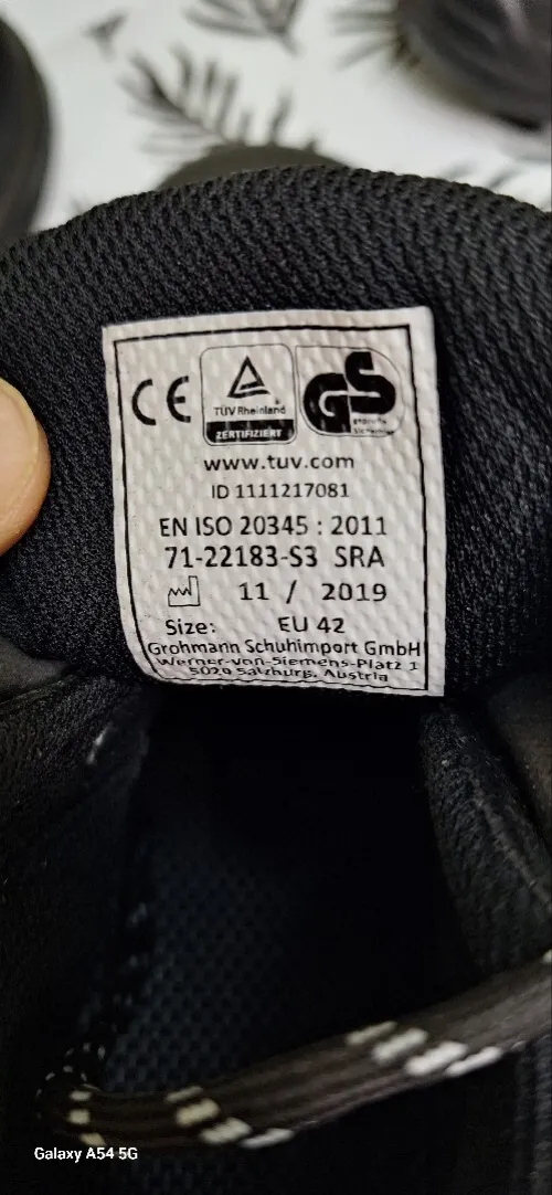 Schaussures sécurité