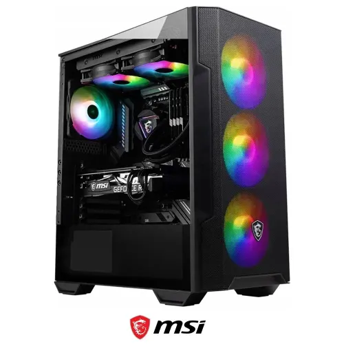 UNITE GAMER I3 14100F MSI PRO H610M-E DDR4 16GB 3200MHZ 256GB SATA III A600DN 600 WATTS CARTE GRAPHIQUE MSI RTX5050 8G SHADOW 2X OC