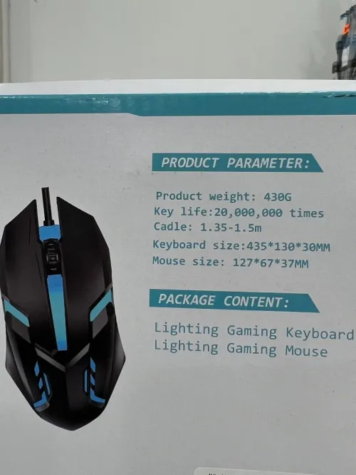 CLAVIER ET SOURIS USB RGB GAMING K-518