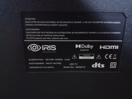 TV Iris Android (Google TV) 50"