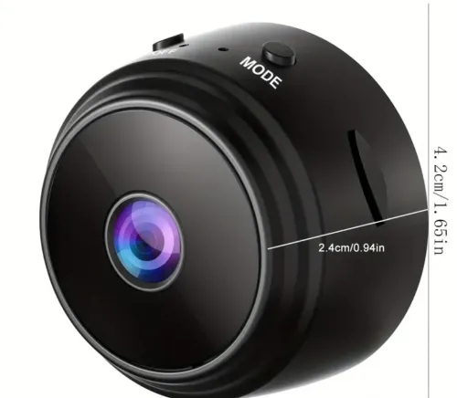 Caméra de sécurité sans fil mini, surveillance intérieure/extérieure 480p, alimentée par USB,