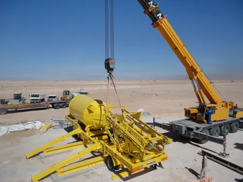 Vente d'enrobé sous trémie (Centrale mobile) Marque MARINI بيع الاسفلت تحت الجسر (المحطة متنقلة)