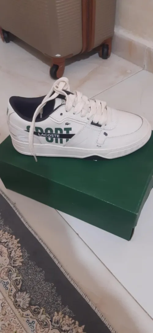 LACOSTE OFF WTH/BLK 746SMA00482G9