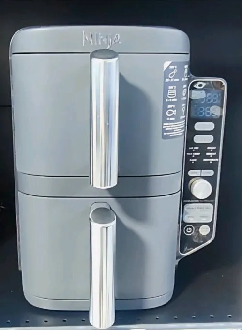 BONNE AFFAIRE !! NINJA AIRFRYER DOUBLE STACK XL CAPACITE 9,5L VERTICALE A 2 TIROIRS POUR UN PRIX EXCEPTIONNEL DE 65000 DA.