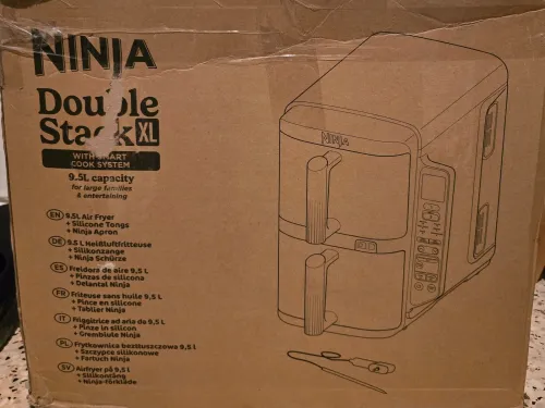 BONNE AFFAIRE !! NINJA AIRFRYER DOUBLE STACK XL CAPACITE 9,5L VERTICALE A 2 TIROIRS POUR UN PRIX EXCEPTIONNEL DE 65000 DA.