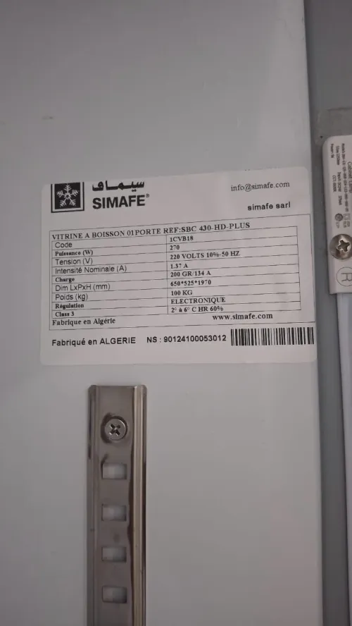 Frigo simafe 1 porte