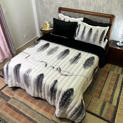 Parure de couette fourrure 6pieces 
