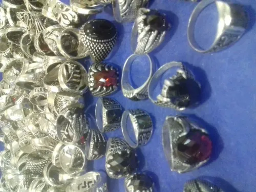 Bagues hommes argent