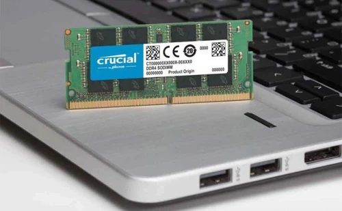 RAM PC PORTABLE 4GB DDR4 2666 CRUCIAL NEW