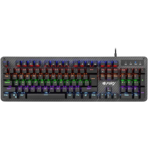 CLAVIER  FURY TORNADO MECHNICAL GAMING KEYBOARD BLUE SWITCH
