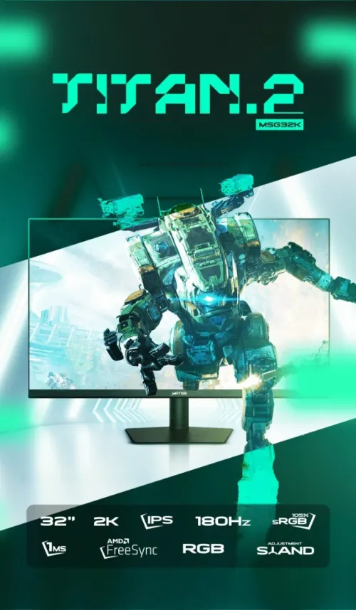 MONITEUR MATOS FIGHTER2 24.5" IPS 180HZ 1MS AJUSTABLE STAND