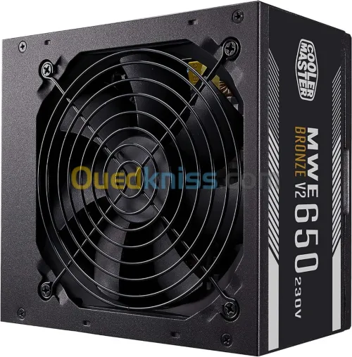 ALIMENTATION COOLER MASTER MWE 650W 80 PLUS BRONZE V2 MPE-6501-ACABW-BEU