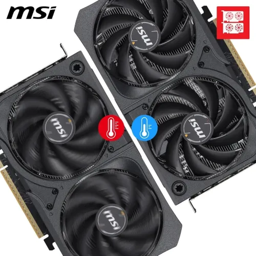 CARTE GRAPHIQUE MSI GeForce RTX 5050 8G SHADOW 2X OC DLSS4