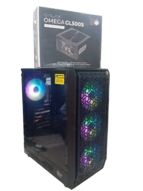 BUNDLE BOITIER ADR 5072 4  FAN ARGB + ALIMENTATION GALAX OMEGA GL500S 500W 80 PLUS BRONZE