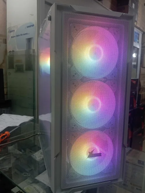 BOITIER ATX XANDER HULK WHITE MECH 4 FANS RGB FIXE