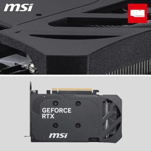 CARTE GRAPHIQUE MSI GeForce RTX 5050 8G SHADOW 2X OC DLSS4