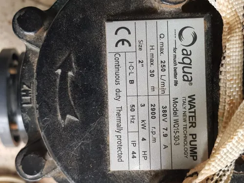 Pompe à eau 380