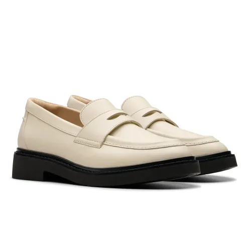 Clarks - Splend Edge Cream Leather