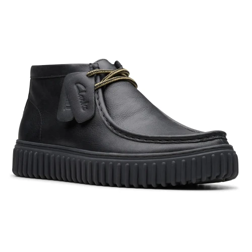 Clarks - Torhill Hi Black Leather